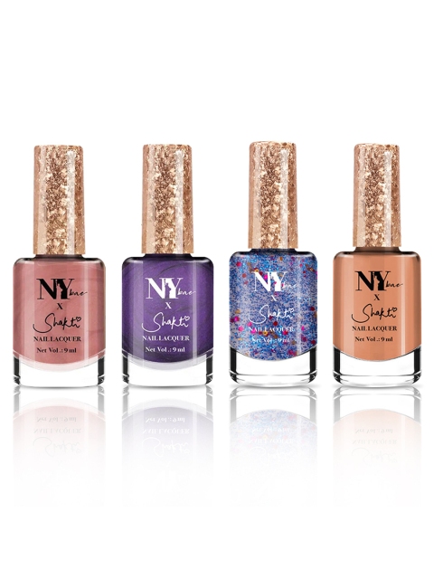 

NY Bae Women Set of 4 Nail Lacquer, Multi