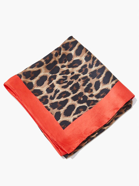 

FOREVER 21 Women Brown & Black Printed Scarf
