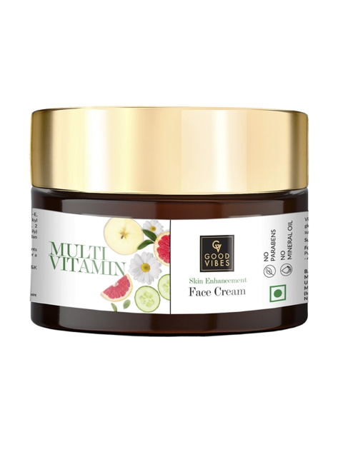 

Good Vibes Multi Vitamin Skin Enhancement Face Cream - 50 g, Transparent
