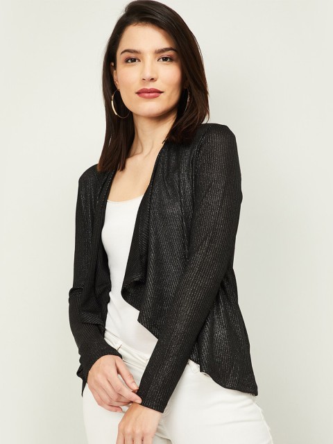 

CODE by Lifestyle Women Black Sheer Shrug