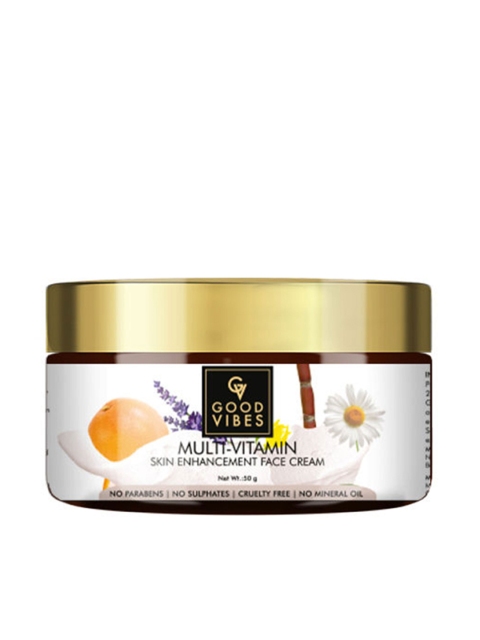 

Good Vibes Transparent Multi Vitamin Skin Enhancement Face Cream 50 gm