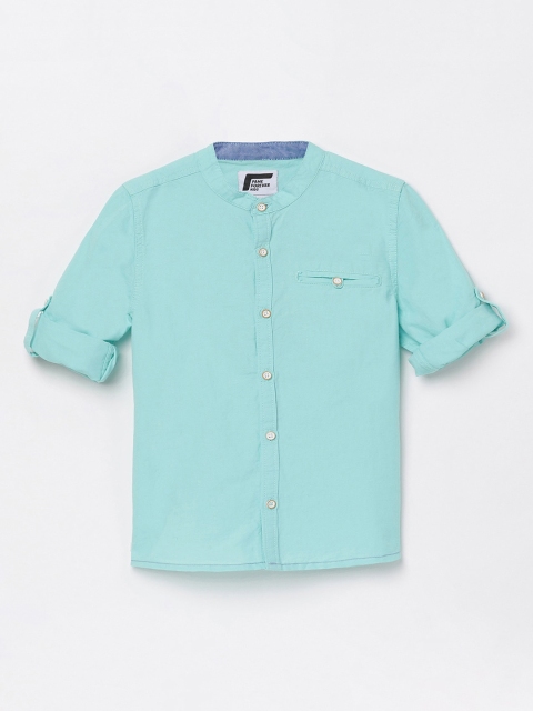

Fame Forever by Lifestyle Boys Blue Slim Fit Casual Shirt