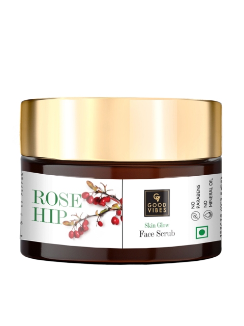 

Good Vibes Women Transparent Rosehip Skin Glow Face Scrub