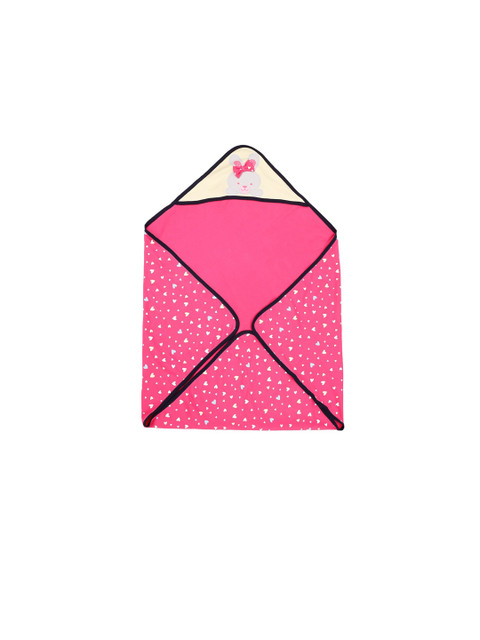 

Chirpie Pie by Pantaloons Girls Pink & White Printed Pure Cotton Baby Wrap