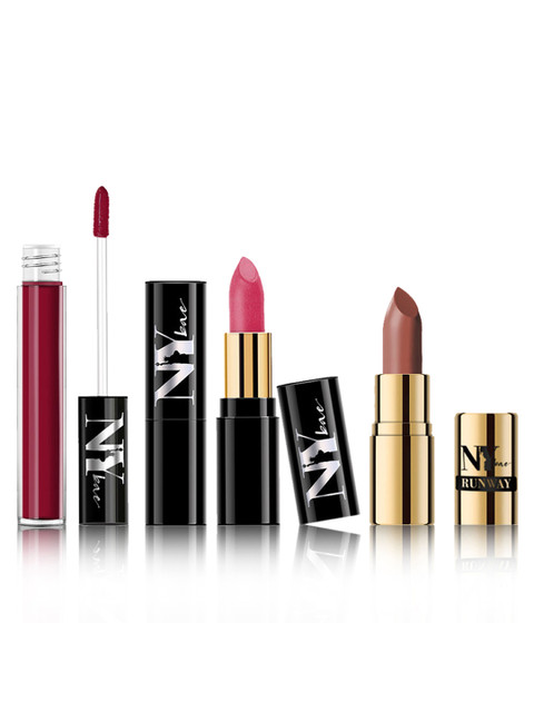 

NY Bae Set Of 3 Party Is On Lipsticks Promiscuity Queen Trends & Kinky Kirsten 12 g, Multi