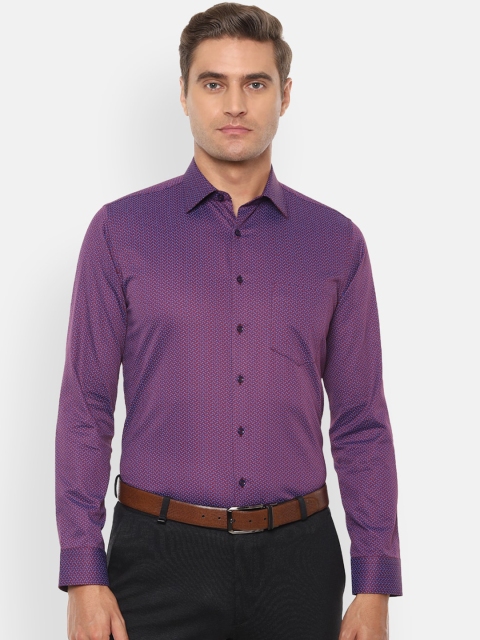 

Van Heusen Men Purple Slim Fit Casual Shirt