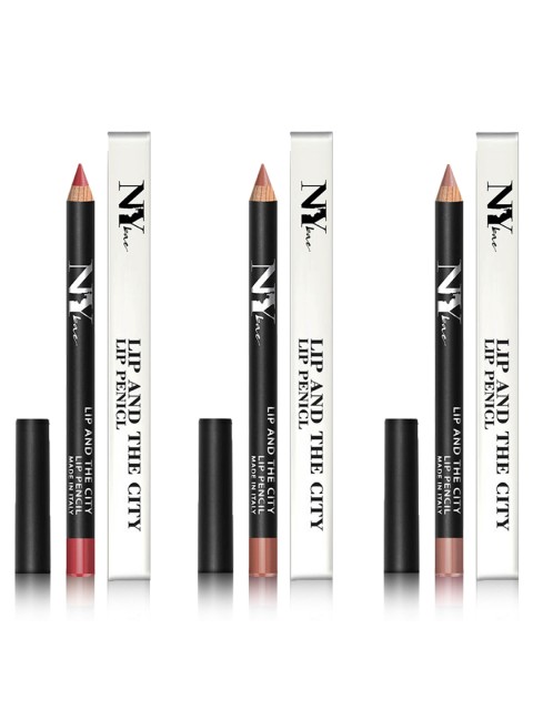 

NY Bae Set of 3 Pout Ready Lip Pencils, Multi