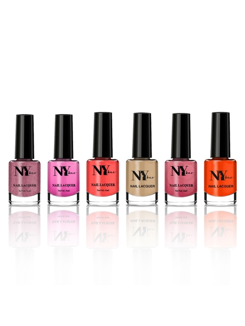 

NY Bae Set of 6 Nail Polish, Multi
