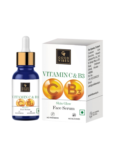 

Good Vibes Women Transparent Vitamin C & Vitamin B3 Skin Glow Face Serum