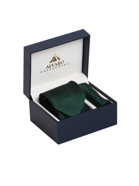 

Alvaro Castagnino Men Green Self-Design Accessory Gift Set