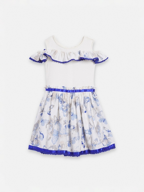 

Butterfly Blush White Dress