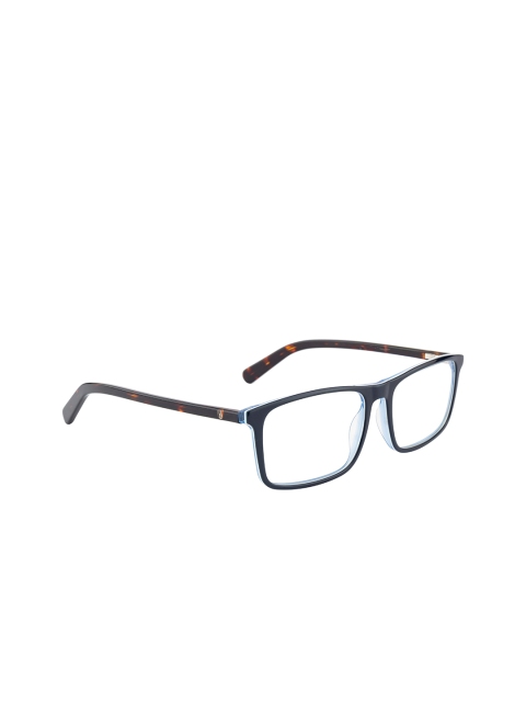 

Ted Smith Unisex Brown & Blue Full Rim Wayfarer Frames