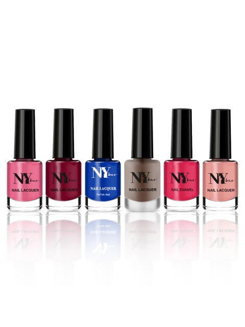 

NY Bae Set Of 6 Multicoloured Nail Polishes 36ml, Multi
