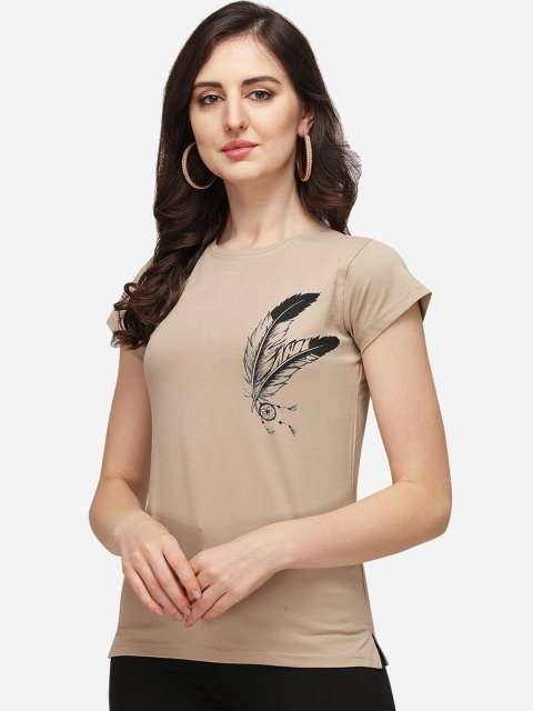 

OM SAI LATEST CREATION Brown Regular Top