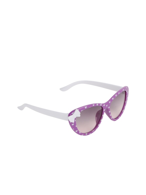 

Olvin Girls Grey Lens & Purple Cateye Sunglasses with UV Protected Lens