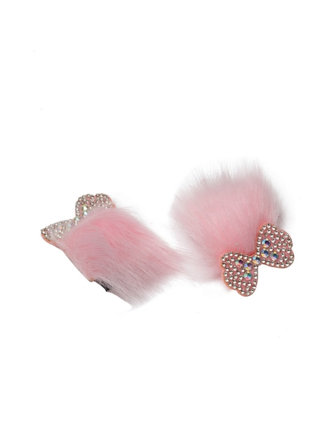 

Stoln Girls Pink & Black Set of 2 Alligator Hair Clip