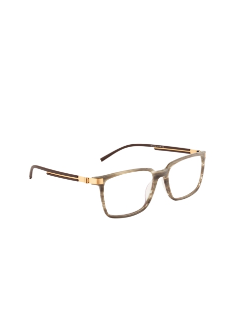 

Ted Smith Unisex Brown & Gold-Toned Full Rim Wayfarer Frames