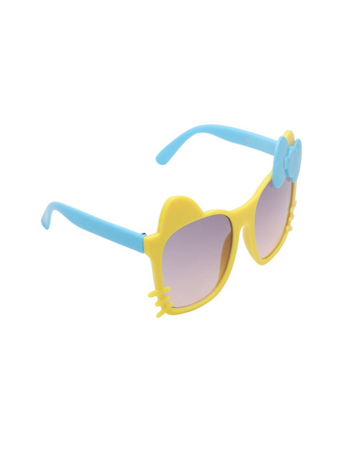 

Olvin Girls Grey Lens & Yellow Square Sunglasses with UV Protected Lens
