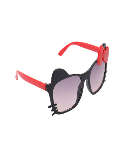 

Olvin Girls Grey Lens & Black Square Sunglasses with UV Protected Lens OL441-01