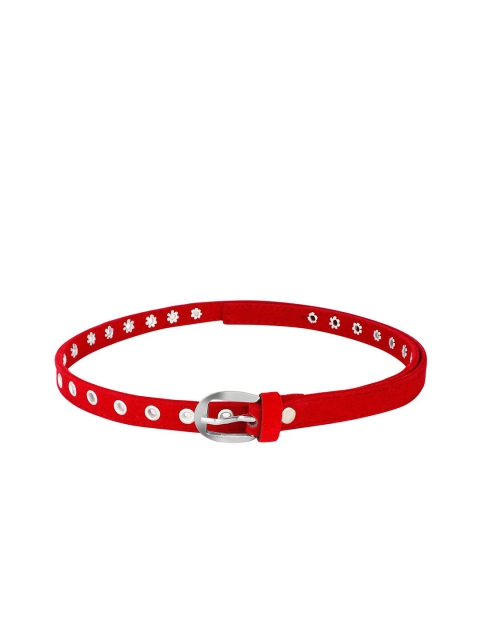 

Swiss Design Women Red Printed Belt
