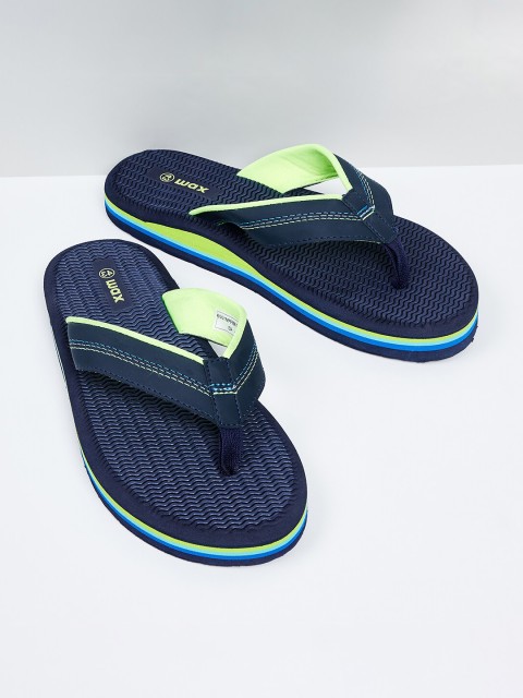 

max Men Navy Blue Thong Flip-Flops