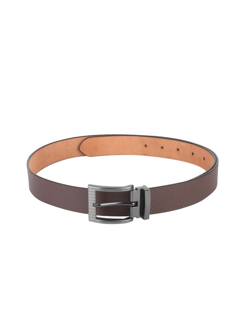 

Swiss Design Men Brown Leather Belt