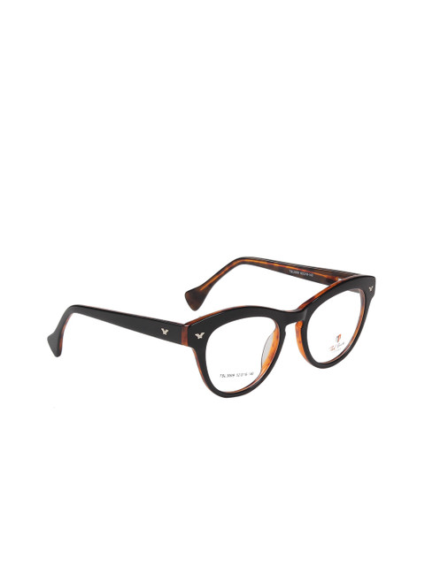 

Ted Smith Women Black & Brown Full Rim Cateye Frames