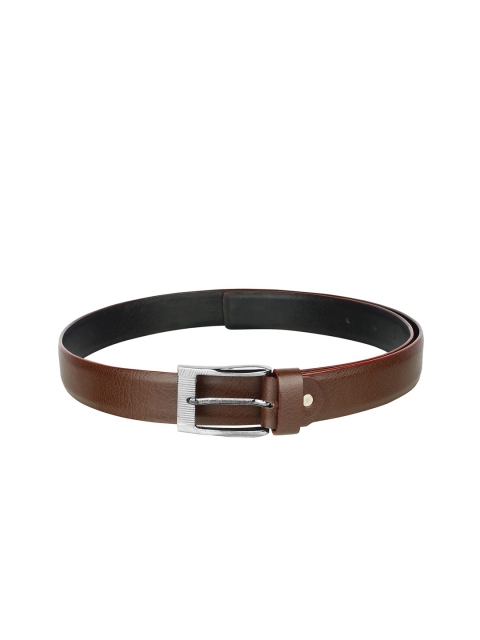 

Swiss Design Men Brown Textured Leather Belt