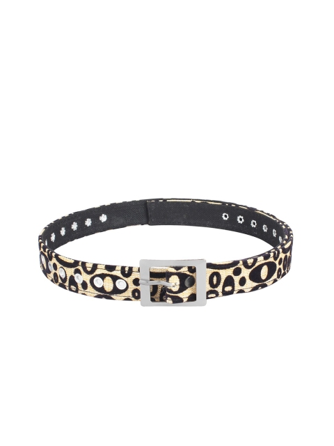 

Swiss Design Women Black & Beige Printed Belt