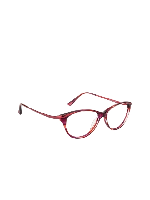 Ted Smith Women Maroon Full Rim Cateye Frames TSO-TSL3008_C2