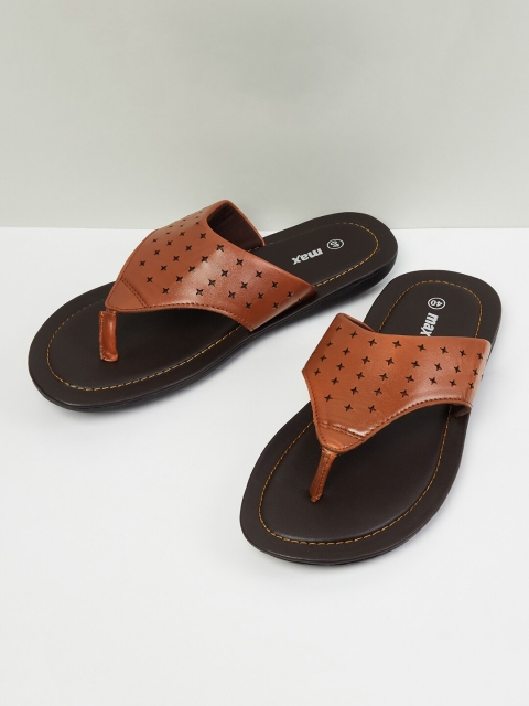 

max Men Tan Brown Comfort Sandals