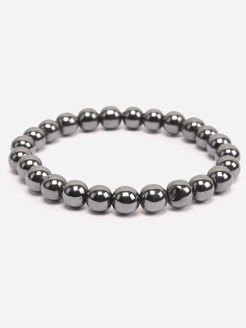 

BuckleUp Unisex Silver-Toned Handcrafted Slip-On Bracelet