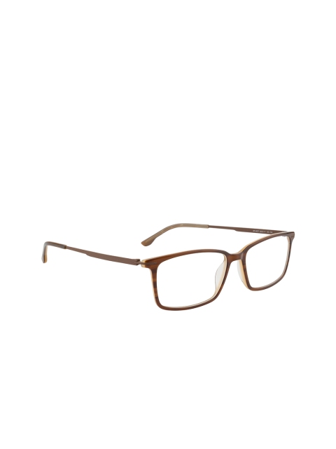 

Ted Smith Unisex Brown Full Rim Wayfarer Frames