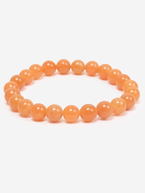 

BuckleUp Unisex Orange Crystals Handcrafted Crystal Healing Bracelet