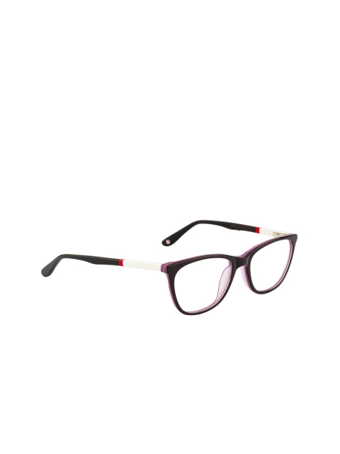 

Ted Smith Women Black & Purple Full Rim Cateye Frames