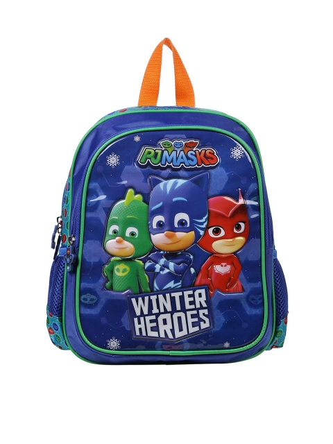 

PJ MASK Unisex Kids Blue & Green Graphic Backpack