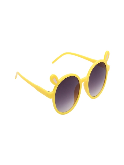 

Olvin Girls Grey Lens & Yellow Oval Sunglasses with UV Protected Lens