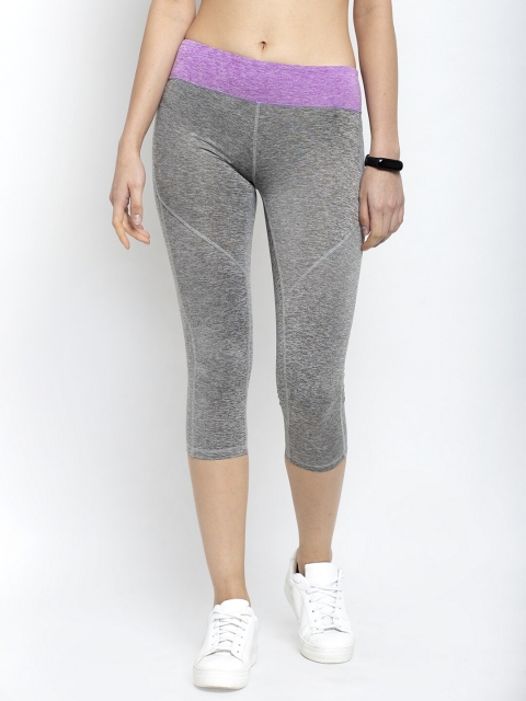 

Active Soul Women Grey Skinny Fit Capris
