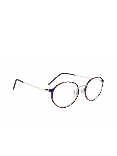 

Ted Smith Unisex Silver & Black Full Rim Round Frames