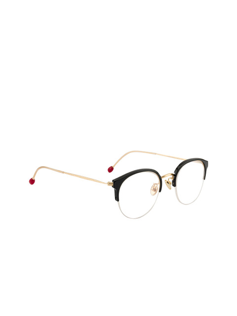 

Ted Smith Women Gold & Black Full Rim Round Frames - TSO-TR-9180_C10