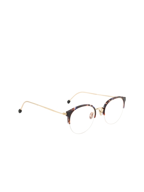 

Ted Smith Women Gold & Brown Full Rim Round Frames