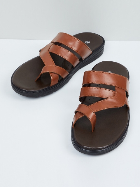 

max Men Tan Brown Comfort Sandals