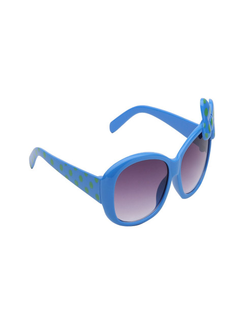

Olvin Girls Grey Lens & Blue Square Sunglasses with UV Protected Lens OL432-12