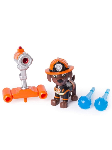 

PAW PATROL Kids Orange & Brown Hero Pup Fire Rescue Zuma Toy Playset