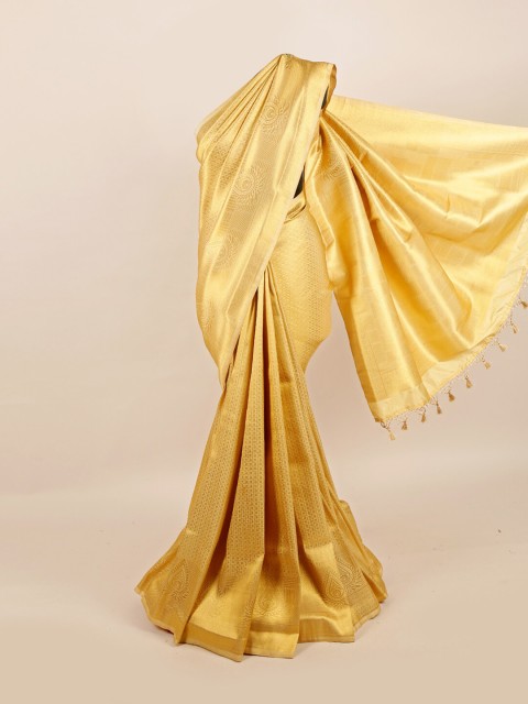 

Pothys Cream Woven Design Art Silk Banarasi Saree