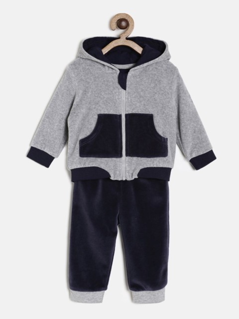 

MINI KLUB Boys Grey & Black Shirt with Pyjamas