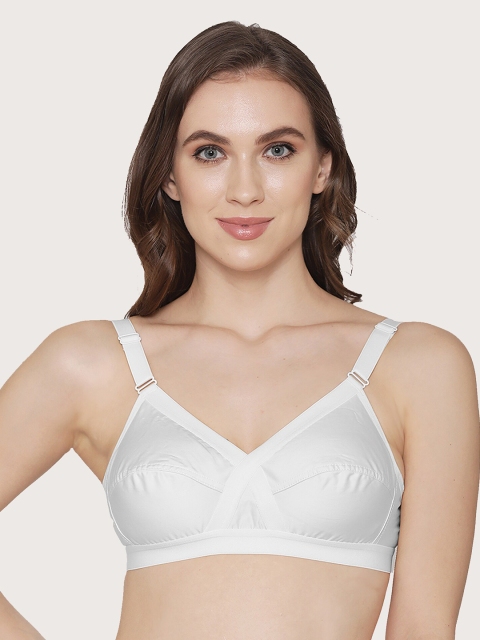 

Kalyani White Full Coverage Everyday Bra