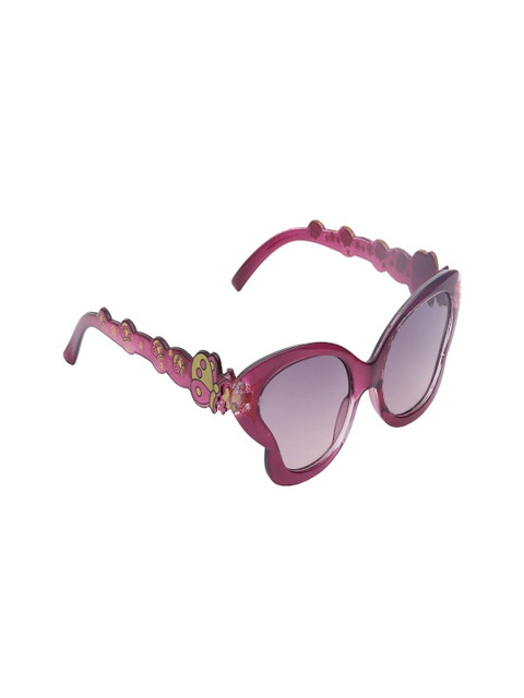 

Olvin Girls Grey Lens & Purple Butterfly Sunglasses with UV Protected Lens