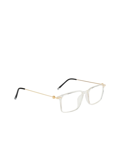 

Ted Smith Unisex Gold & White Full Rim Wayfarer Frames