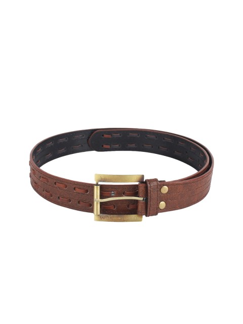 

Swiss Design Men Brown Textured Belt